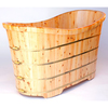 Alfi Brand ALFI brand AB1105 63" Free Standing Cedar Wooden Bathtub AB1105